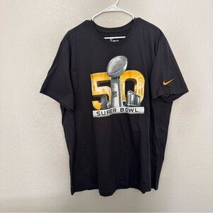 Super Bowl 50 XXL NFL Logo Tshirt Nike
